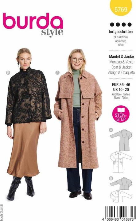 Produktbild Schnittmuster Mantel-Jacke