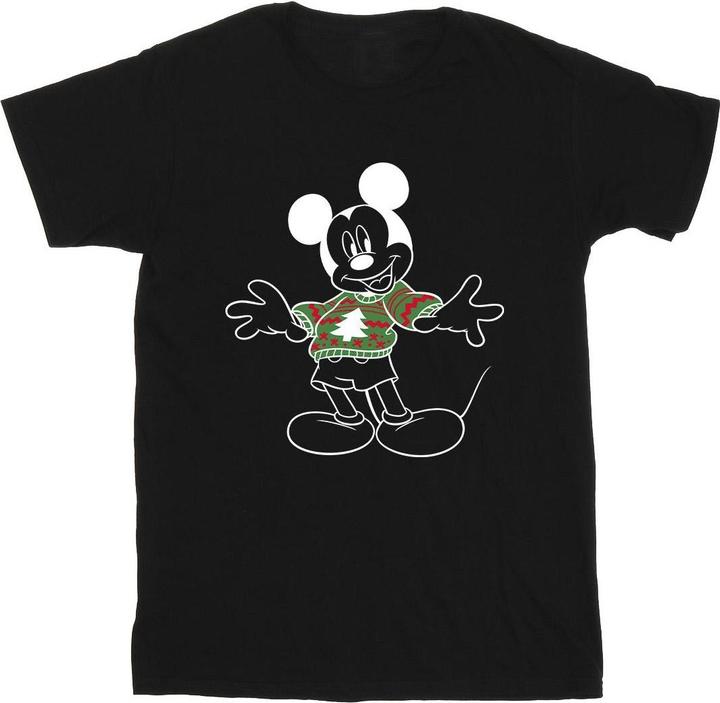 Immagine prodotto Disney Mickey Mouse Xmas Jumper Maglietta Ragazze (128)