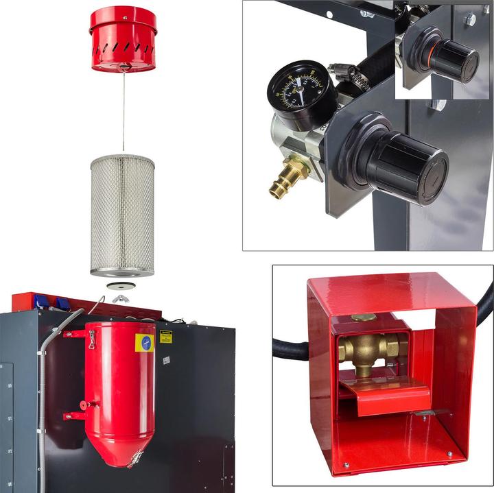 Immagine prodotto Dema Cabina di sabbiatura SK 1200l XXL Profi (5.50 bar, 400 l)