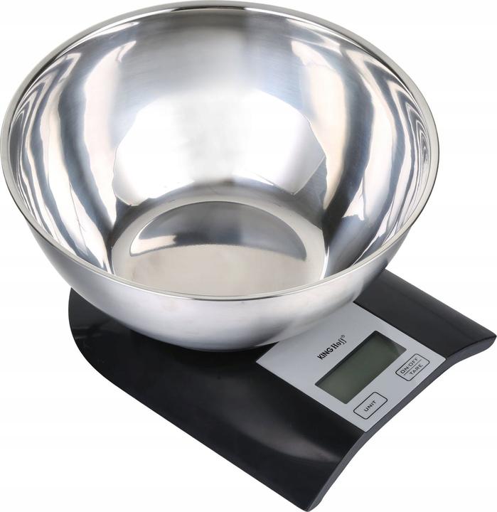Immagine prodotto Kinghoff Bilancia da cucina digitale con ciotola, 2 litri, acciaio inox