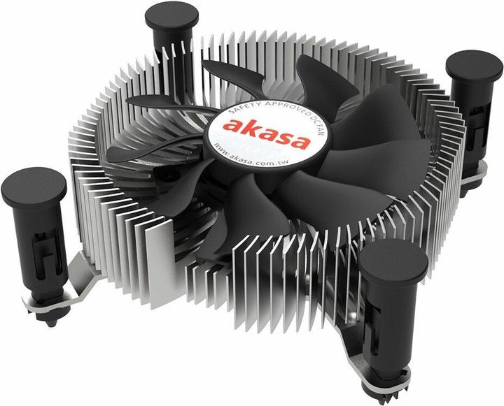 Akasa AK-CC6602HP01 Low Profile CPU Cooler - Socket LGA 1700, 30 mm height (29.92 mm)