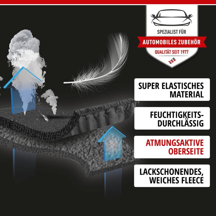 Produktbild Walser Autoplane Indoor Soft, PKW-Abdeckplane Gröe XL schwarz