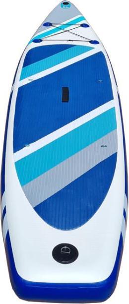 Actual product image Alpidex Inflatable Stand Up Paddle Board SUP (320x76x15cm), Carrying Bag, Paddle, Air Pump, Leash - Cloud