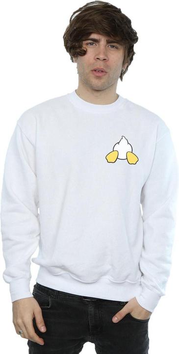 Immagine prodotto Disney Donald Duck Backside Breast Print Felpa Uomo (L)