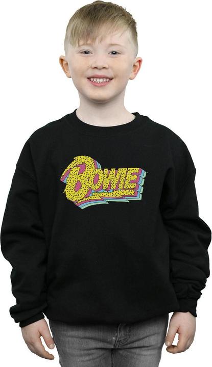 Actual product image David Bowie Boys Moonlight 90s Logo Sweatshirt (140, 146)