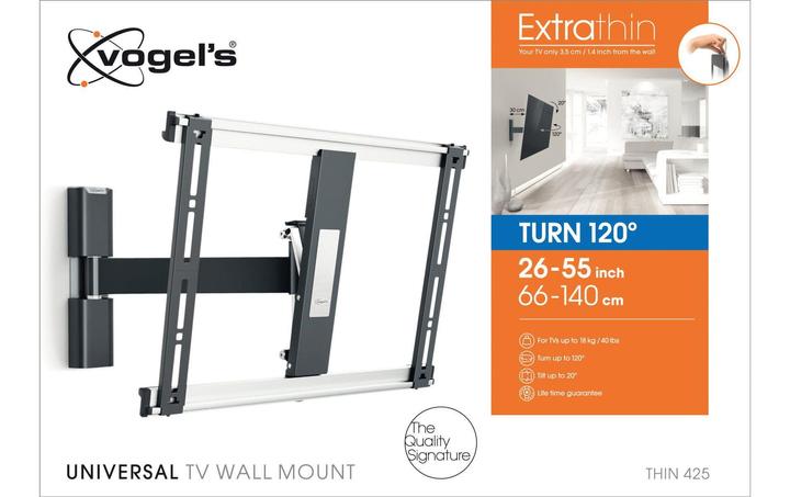 Immagine prodotto Vogels Sottile 425 (Muro, 55", 18 kg)