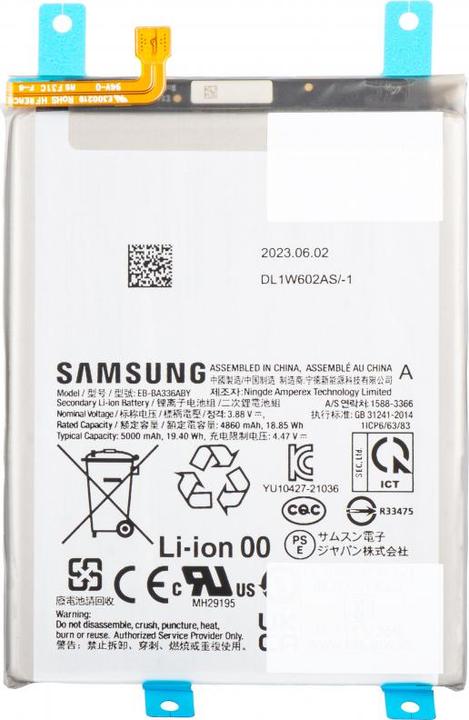 Actual product image Samsung Li-Ion Battery EB-BA336ABY for A536B Galaxy A53 5G