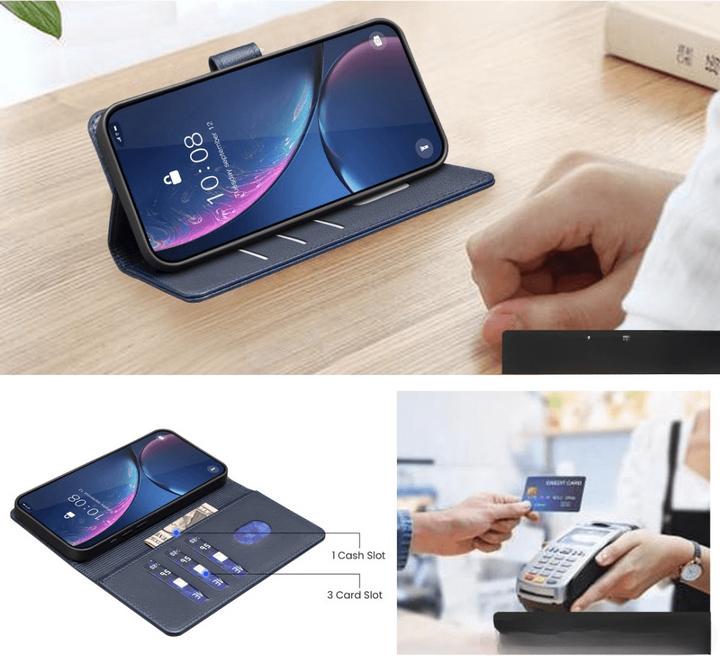 Actual product image Binfen Color Galaxy S25 / S24 - BINFEN Leder Etui Hülle mit RFID Blocker (Samsung Galaxy S25, Samsung Galaxy S24)