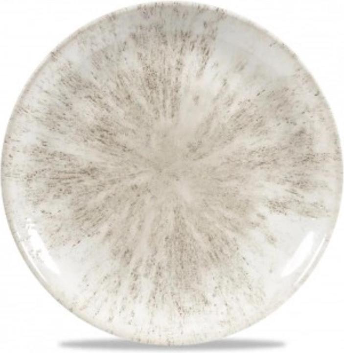 Actual product image Churchill S.P. Stone Agate Grey Coupe plate flat 28.8cm (1 x, 28.80 cm)