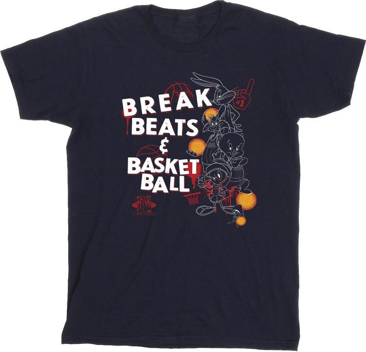 Image du produit Space Jam - T-shirt BREAK BEATS & BASKETBALL - Homme (S)