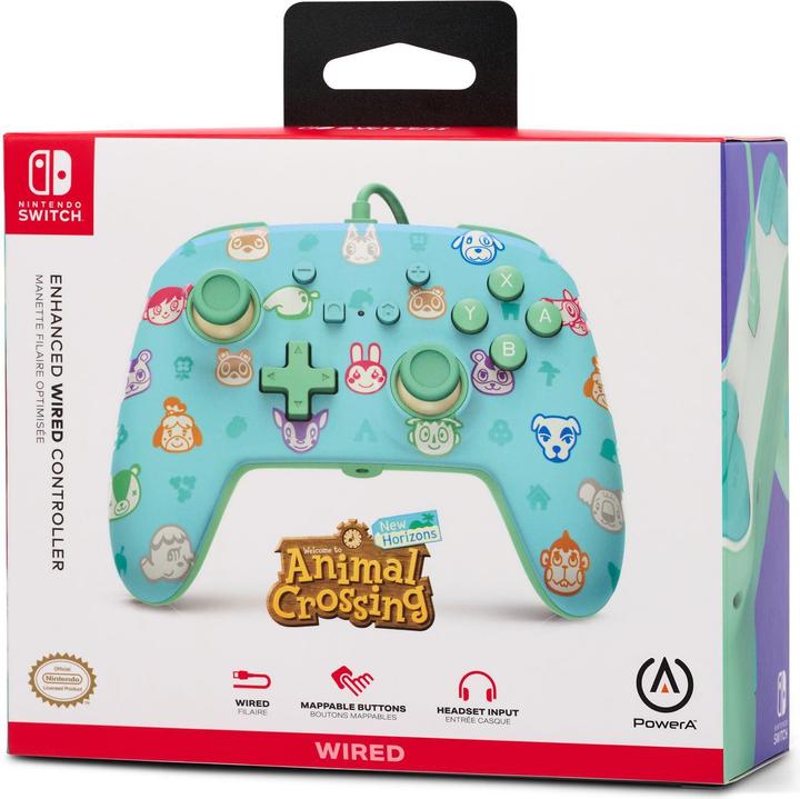 Image du produit PowerA Enhanced Wired Controller - Animal Crossing (Switch)