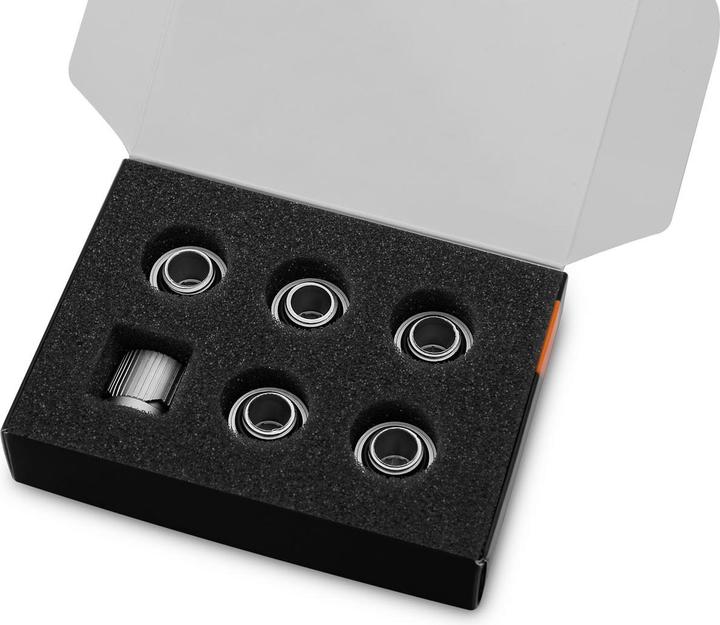 Immagine prodotto EKWB EK-Quantum Torque STC 10/16 - confezione da 6, titanio satinato
