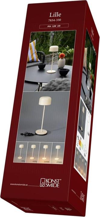 Produktbild Konstsmide Tischleuchte Lille USB, 2200 / 2700 K, 3.5 (150 lm)