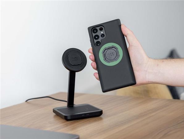Immagine prodotto Quad Lock Caricabatterie wireless da tavolo doppio (15 W)