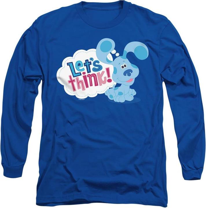 Actual product image Blue's Clues & You! Unisex Adult Let's Think T-Shirt (M)