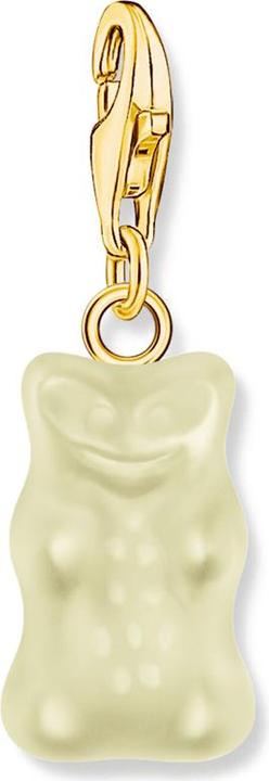 Produktbild Thomas Sabo Charm-Goldbären-Anhänger in Weiss vergoldet (Silber 925)