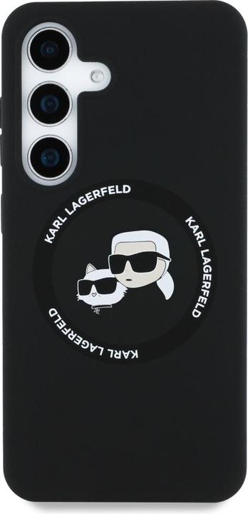 Image du produit Karl Lagerfeld Etui Silicone Double Heads And Circle MagSafe Samsung Galaxy S25 Plus czarny (Samsung Galaxy S25+)