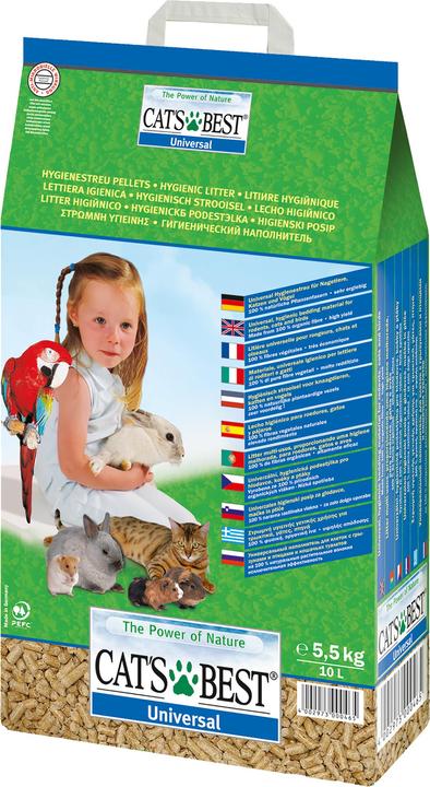 Image du produit Cat's Best Universel (5.50 kg, Copeaux)