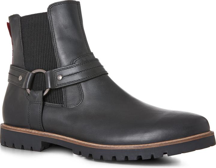 Produktbild Joe Browns Strap Detail Oiled Leather Biker Boots (44)
