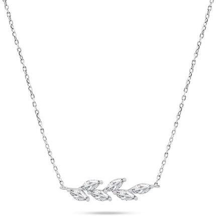 Actual product image Brilio Silver - Delicate silver necklace with zircons NCL96W
