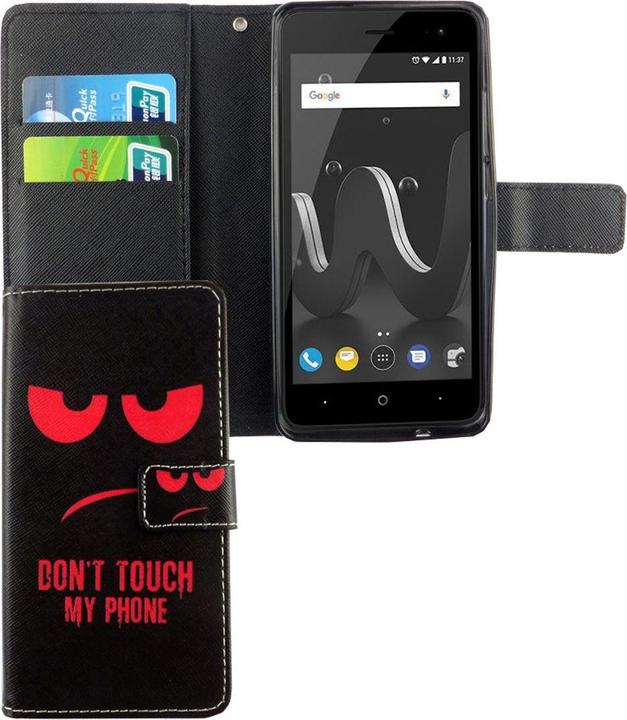 Produktbild König Design Hülle Handy Schutz für Wiko Jerry 2 Case Cover Tasche Wallet Etui Handyhülle Neu (Wiko Jerry 2)