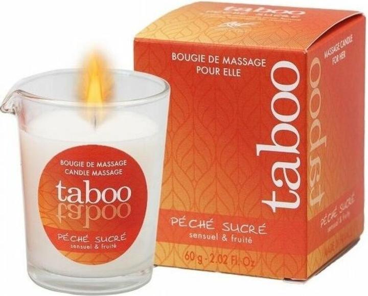 Image du produit Ruf Taboo Massage à La Bougie Femme Peche Sucre Odeur Nectarine