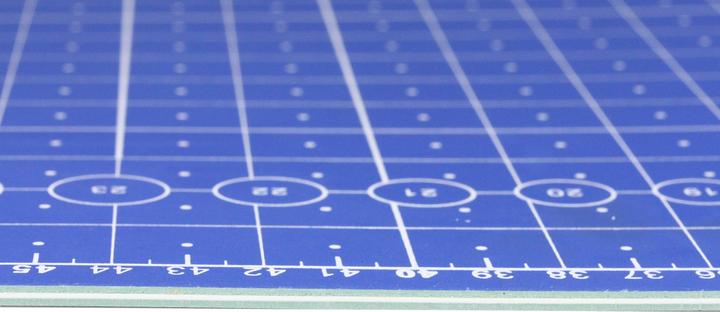 Actual product image Paintersisters Cutting mat A1 blue black (90 x 60 cm)
