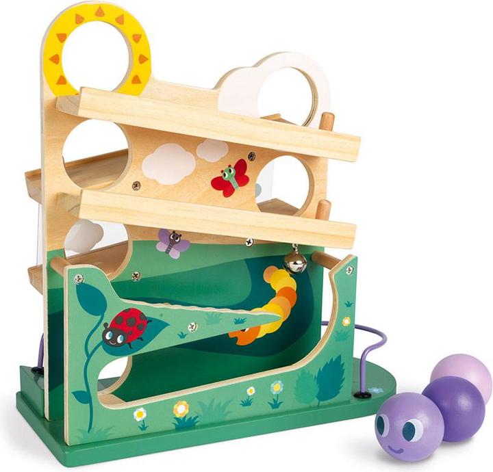 Produktbild Activity Board Motorikspielzeug, Kugelbahn, Spielzeug, Geschenk für Kinder, Holzspielzeug für Kinder - Raupe
