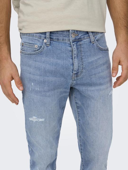 Produktbild Only & Sons ONSLOOM Niedrige Taille Slim Fit Jeans Slim Fit Jeans (W34/L32)