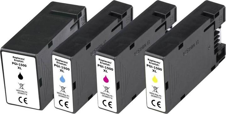 Actual product image Renkforce Ink Combination Pack replaces Canon PGI-1500XL (9182B004) Compatible Weak (M, FC, C, Y)