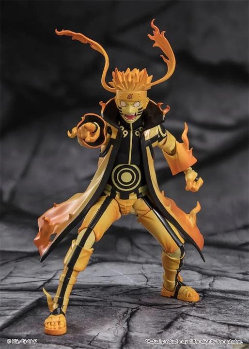 Immagine prodotto Bandai Naruto figurine S.H. Figuarts Naruto Uzumaki (Kurama Link Mode) - Courageous Strength That Binds - 1