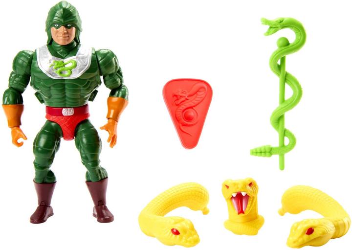 Actual product image Mattel Masters of the Universe Origins Actionfigur Deluxe King Hiss