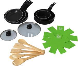 Produktbild Greenchef Kochgeschirr-Set 14-teilig Schwarz