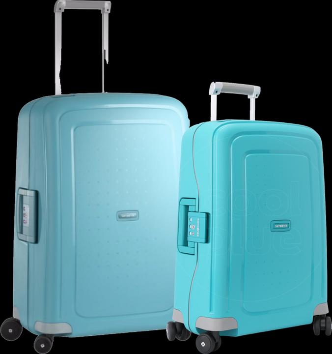 Produktbild Samsonite S'cure Spinner 55+69 cm Aqua Blue Kofferset (79 l)