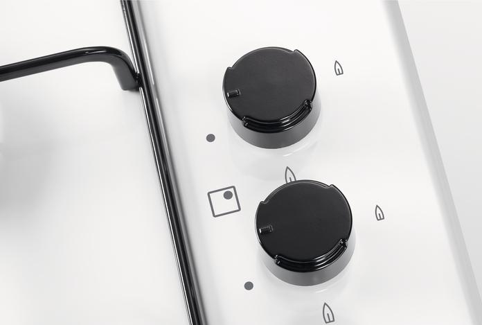 Image du produit Electrolux EGS6414W Cooker White Built-in Gas 4 Cooker(s)