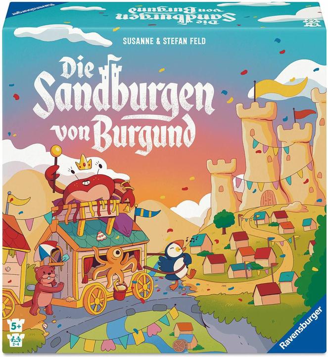 Immagine prodotto Ravensburger 24687 I castelli di sabbia della Borgogna - gioco per bambini dai 5 anni in su per 2-4 persone (Tedesco)