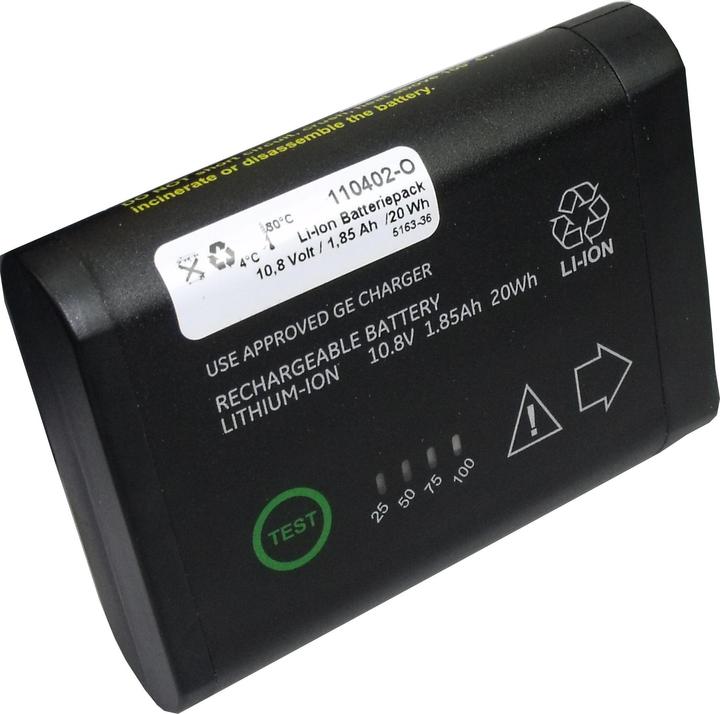 Actual product image AccuCell Battery GE Healthcare Carescape PDM - Type 2016989-002 (Device specific, 1850 mAh)