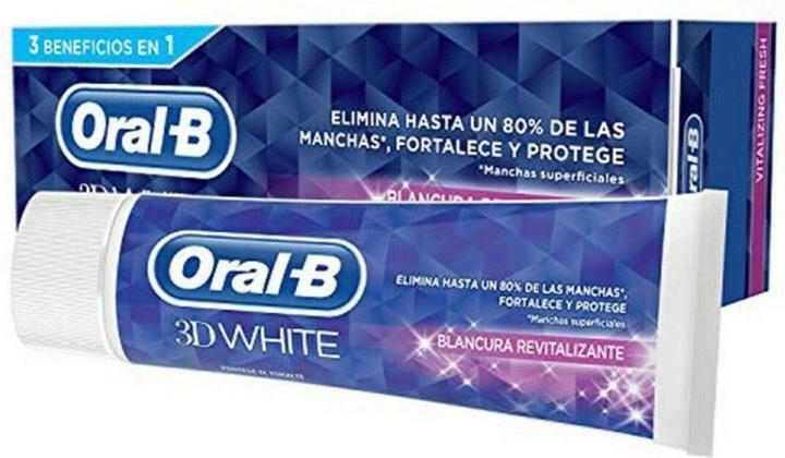 Oral-B 3D WHITE blancura revitalizante pasta dentífrica 75 ml (75 ml)