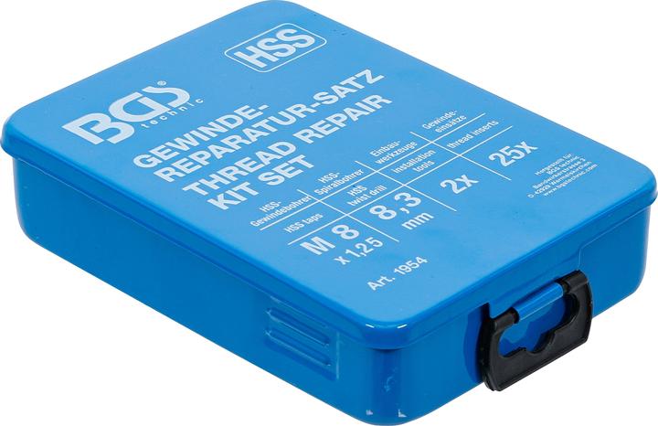 Produktbild BGS Gewinde-Reparatursatz M8 x 1,25 mm 29-tlg.