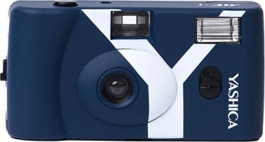 Actual product image Yashica MF-1 Snapshot Art Camera Y Edition Dark Blue with 1 Film 400/24