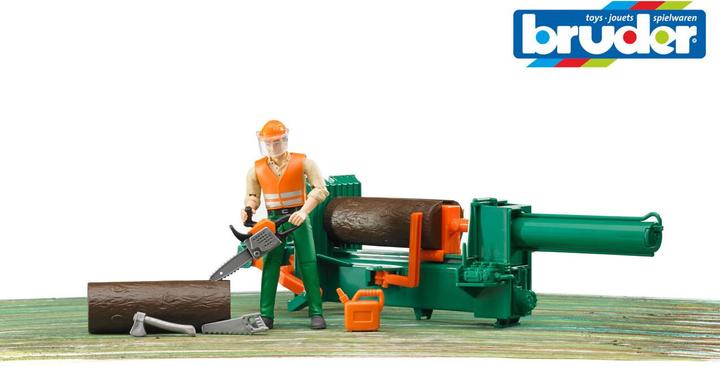 Actual product image Bruder BR Forestry set bWorld with figure