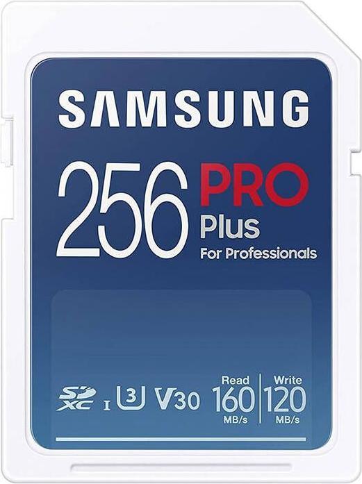 Produktbild Samsung Karta pamięci SD PRO Plus MB-SD256SB/WW 256GB + czytnik (256 GB, SDXC, U3, UHS-I)