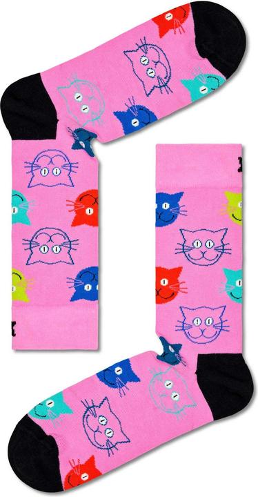 Actual product image Happy Socks Mixed Cat Gift Set (pack of 3, 36 - 40)