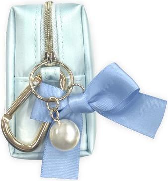 Actual product image Pokémon PokePeace Mini Pouch with Carabiner PiplupRowlet (Sweets Shop)