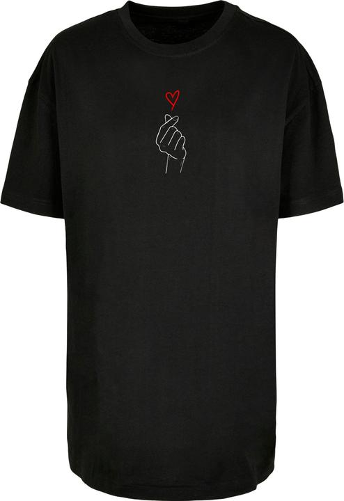 Merchcode Ladies K Heart Oversized Boyfriend Tee - 119539 (5XL)