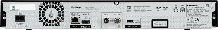 Image du produit Panasonic Dmr-Ubc70egk (500 Go, Lecteur Blu-ray, Enregistreur Blu-ray)