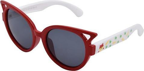 Produktbild Bekos Kinder Sonnenbrille Katze rot / weiss Polarisiert