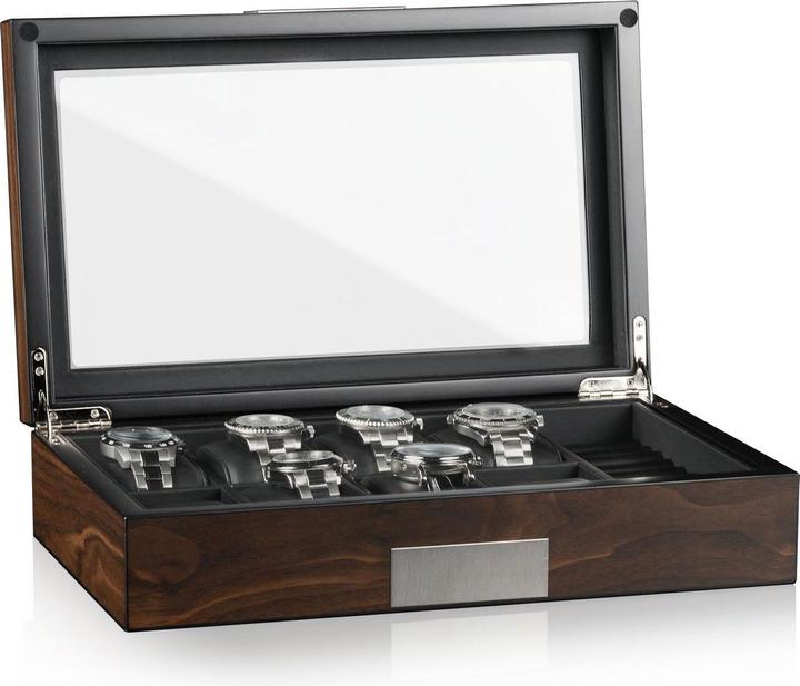 Immagine prodotto Heisse & Söhne Scatola dell'orologio Monteray 8+ - Noce satinato