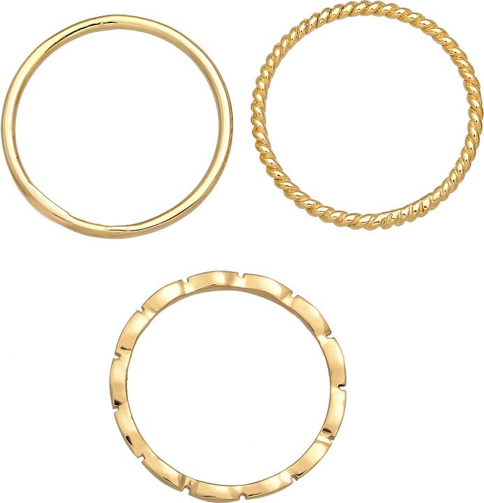 Immagine prodotto Elli Geo, set di anelli, ritorto (52, 925 Argento)