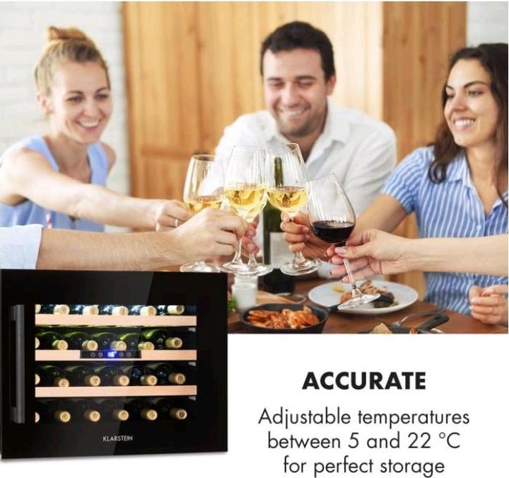 Immagine prodotto Klarstein Frigorifero per vino Vinsider 24 Onyx EditionG